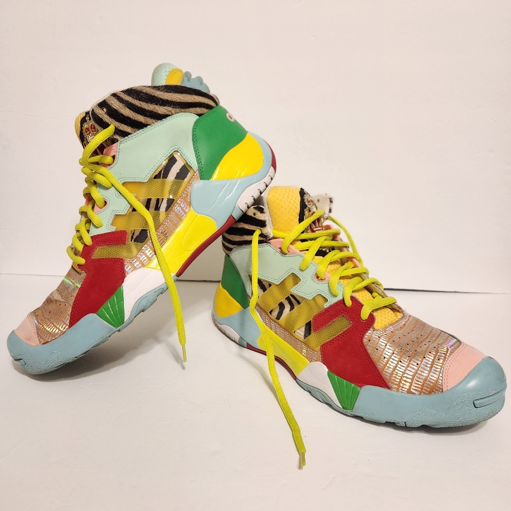 Men's Adidas X Jeremy Scott Colorful Sneakers